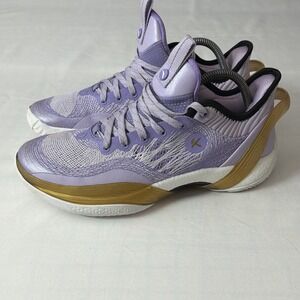 ANTA 2023 Three-Pointer Rain 1 'Sakura' Men Size 8.5 Purple Gold Lakers Colors